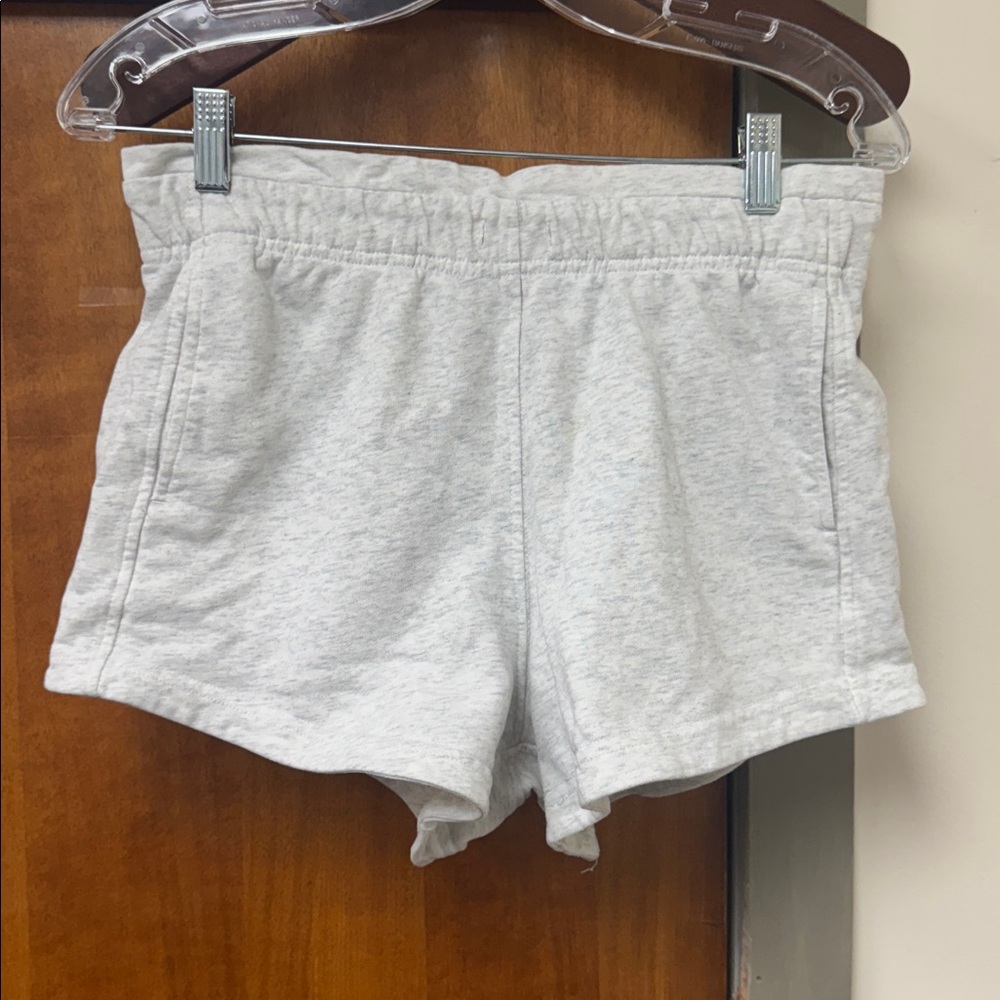 Light Gray Casual Shorts